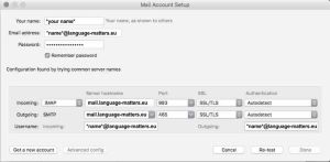 Thunderbird setup help image
