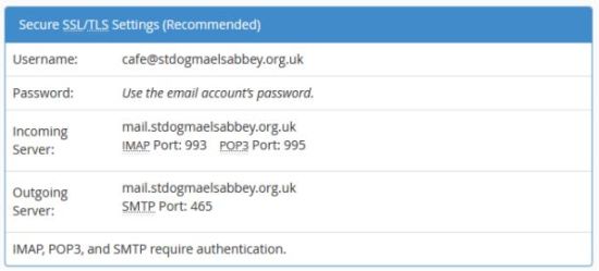 Gmail technical details