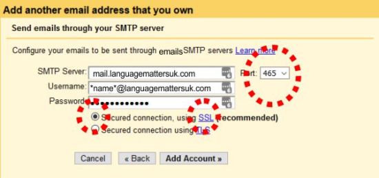 Gmail Click Add Account